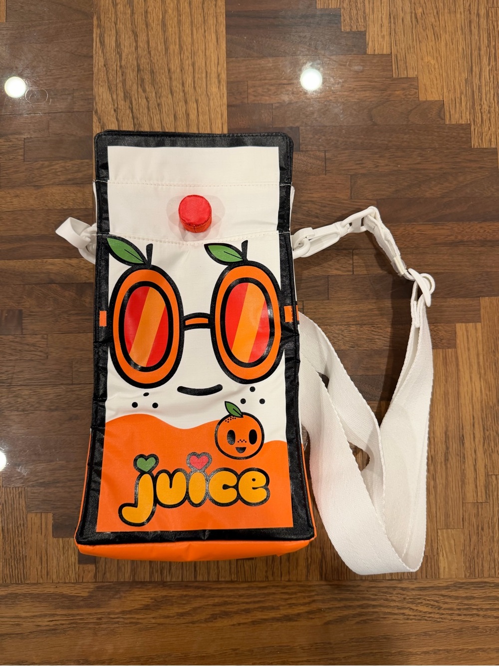 Lesportsac x tokidoki orange juice box crossbody bag